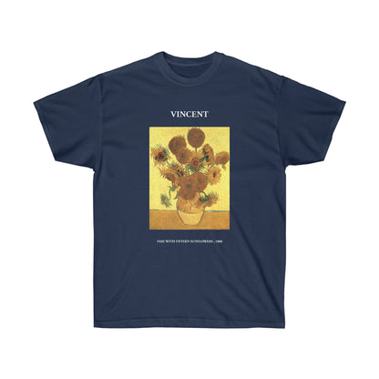 Vincent van Gogh Vase with Fifteen Sunflowers T-shirt