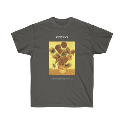 Vincent van Gogh Vase with Fifteen Sunflowers T-shirt