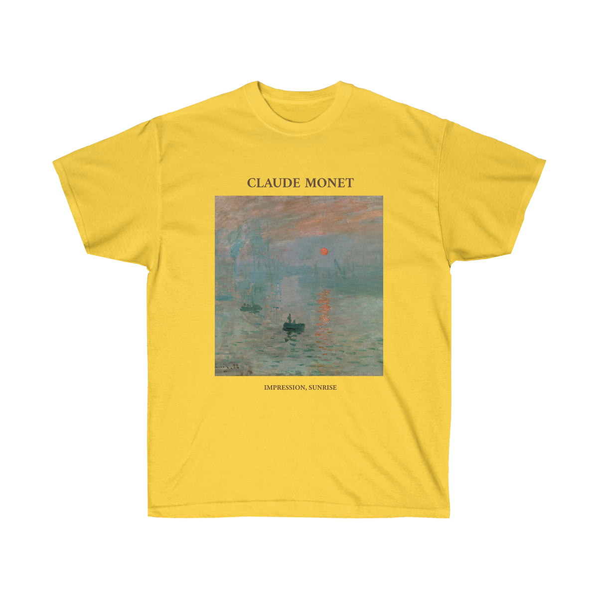 Claude Monet Impression, T-shirt Lever de soleil 