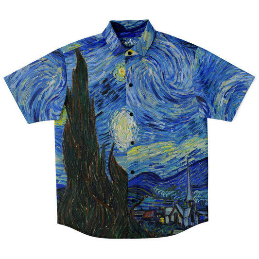 Vincent van Gogh CHEMISE BOUTONNÉE La Nuit Étoilée
