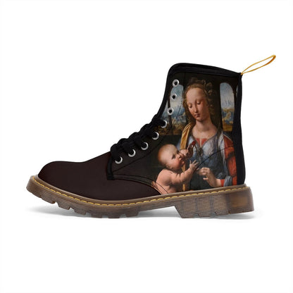 Leonardo Da Vinci Madonna of the Carnation Boots