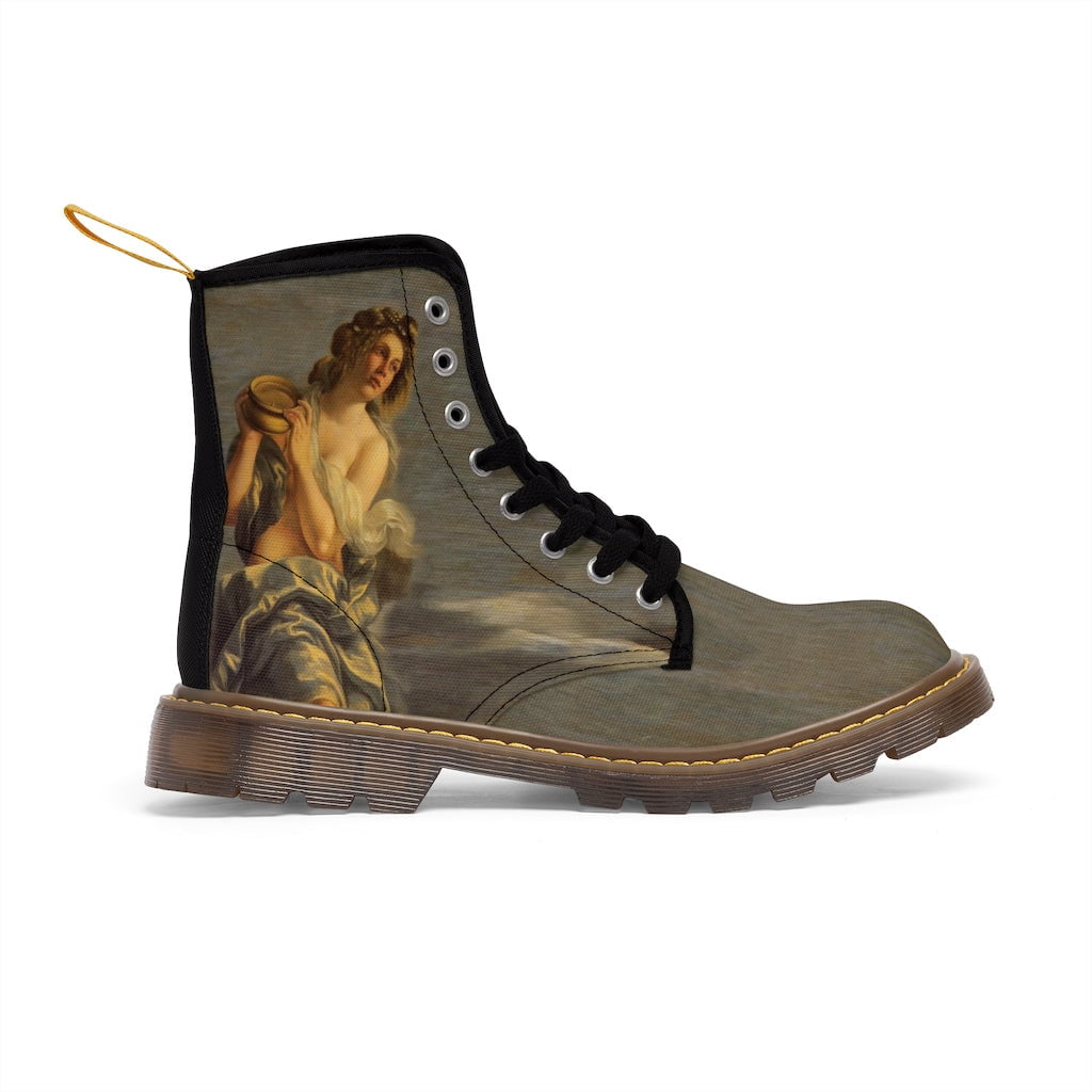 Allegory of Inclination Artemisia Gentileschi Canvas Boots