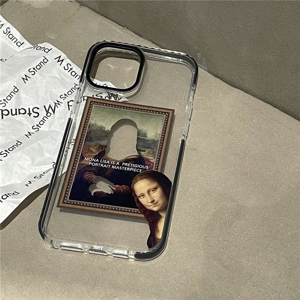 Mona Lisa is a prestigious portrait masterpiece iPhone Case Galartsy