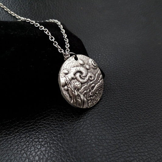 The Starry Night Van Gogh Necklace