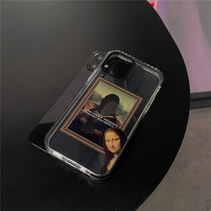 Mona Lisa is a prestigious portrait masterpiece iPhone Case