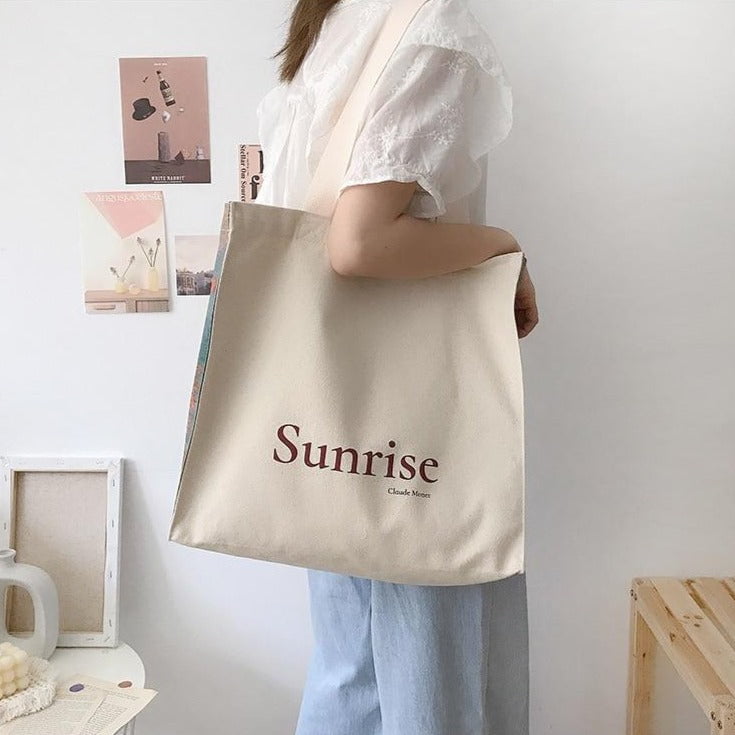 Aesthetic discount canvas bag