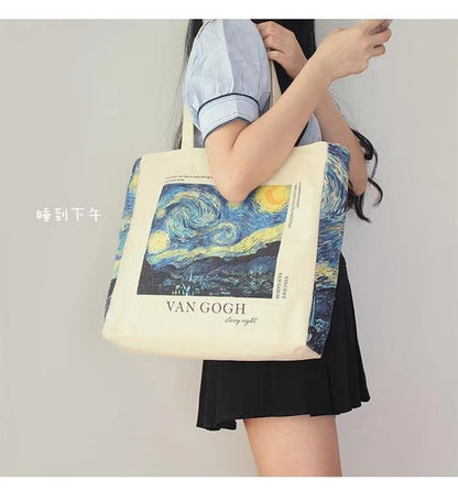 Bolsos tote artísticos de Van Gogh