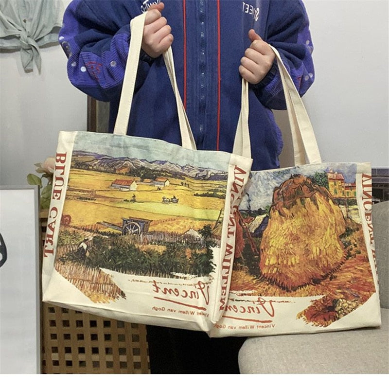 Vincent Van Gogh Painting Tote Bag Artsy Tote Bag 