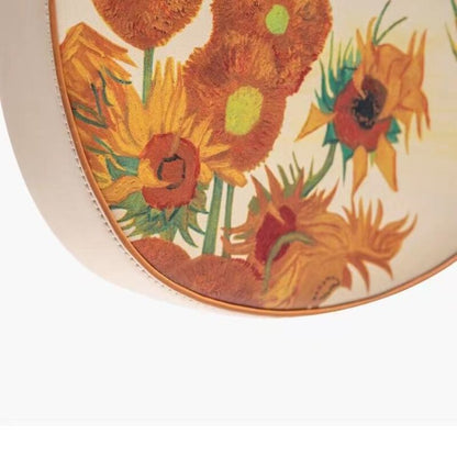 Van Gogh sunflowers Saddle Bag