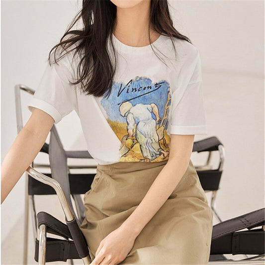 T-shirt Femme Paysanne Ecchymose Lin