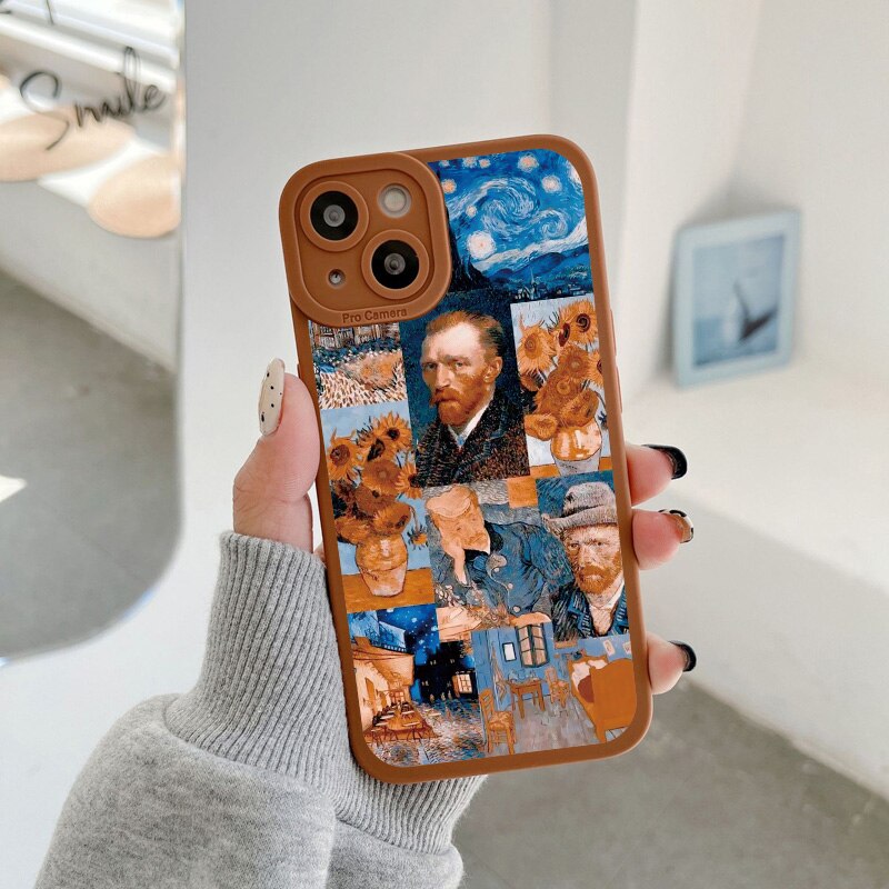Vincent Van Gogh collage iPhone Cases