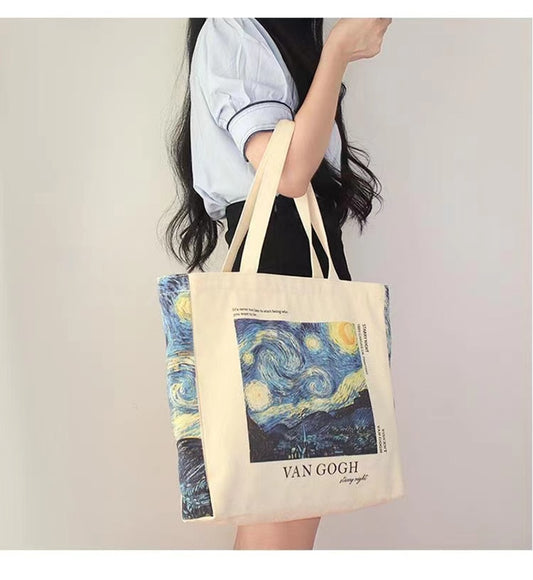Van Gogh Artsy Tote bags