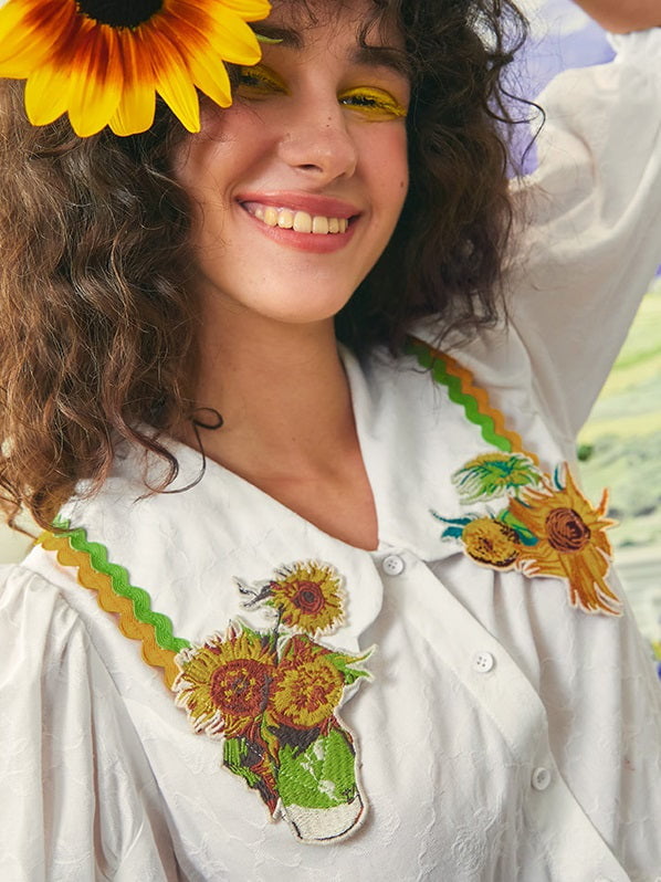 Van Gogh sunflowers Fairy dress