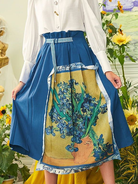 Puffy 2024 floral skirt