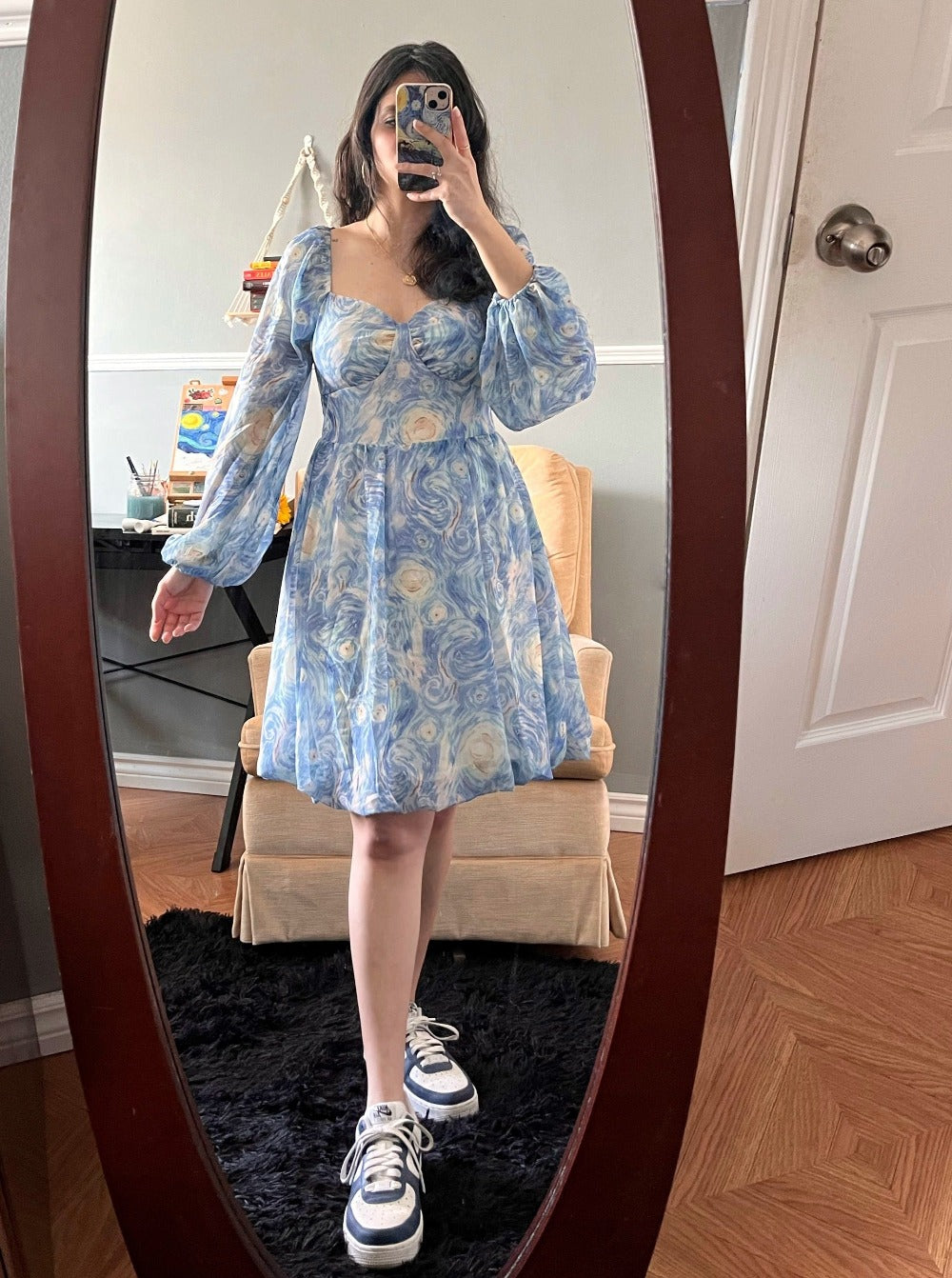 Starry Night short fairy dress Galartsy Starry Night short fairy dress Galartsy