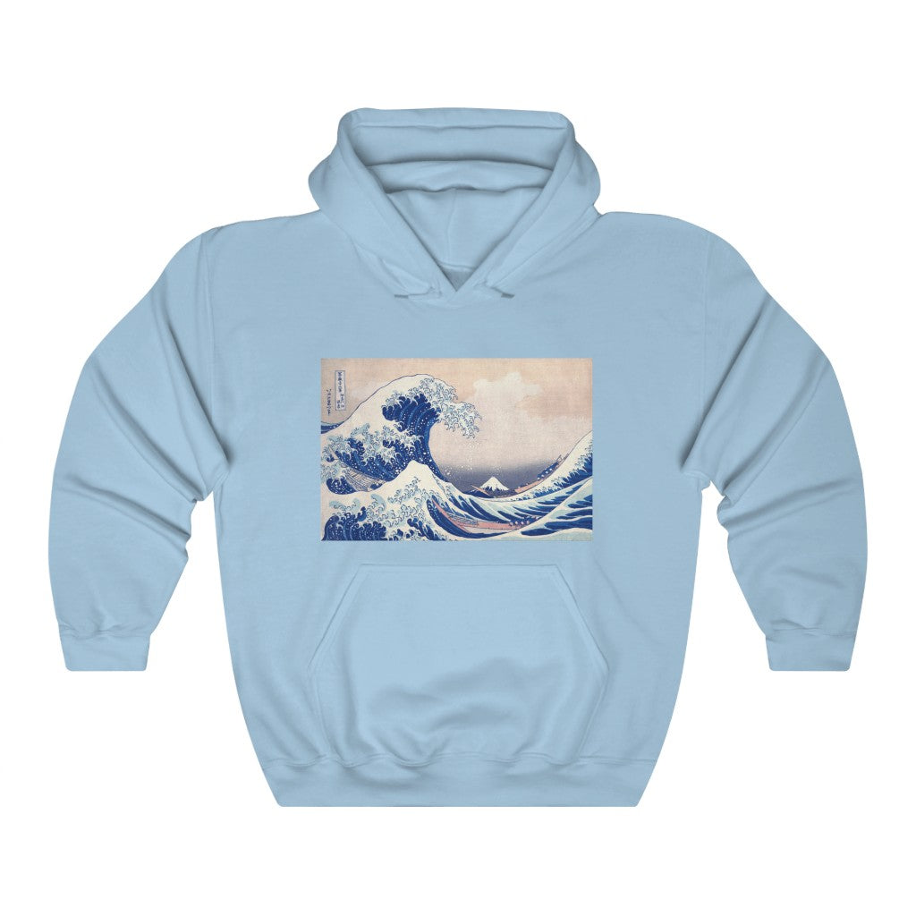 The Great Wave Hooded Sweatshirt Galartsy