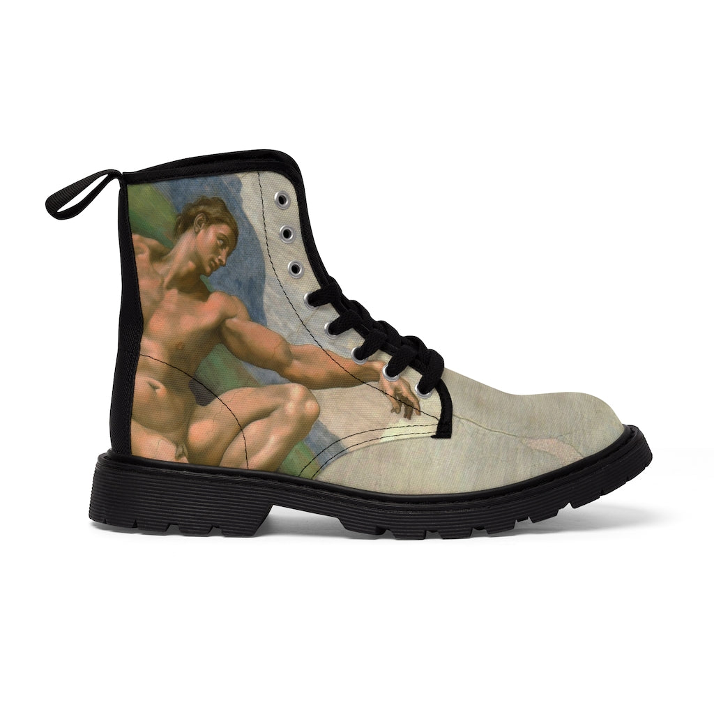 Adam's creation Canvas Boots