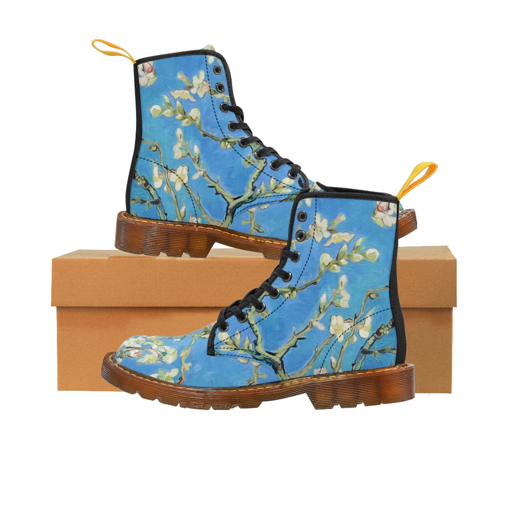 Almond blossoms Canvas Boots