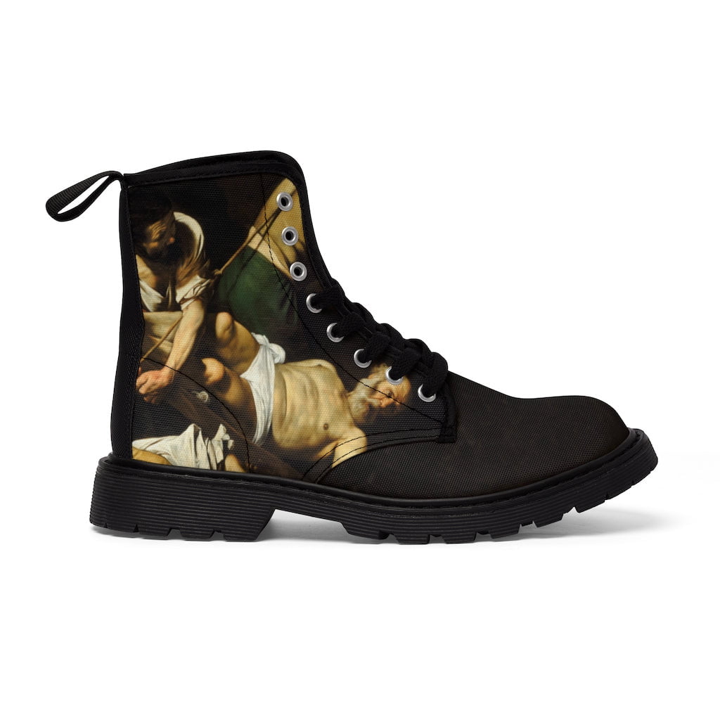 Crucifixion of St. Peter CARAVAGGIO Canvas Boots