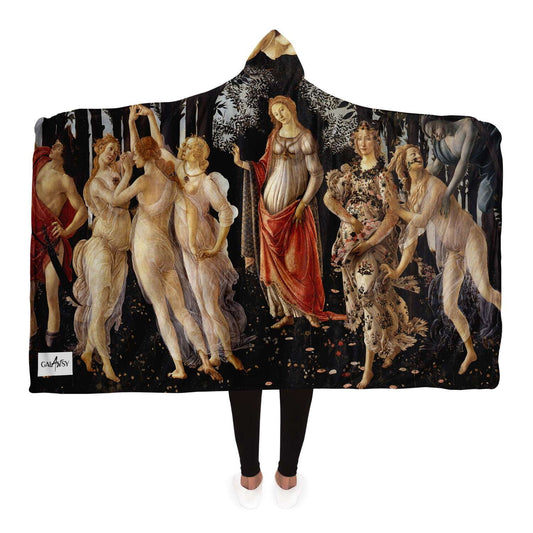 Manta con capucha Botticelli Primavera