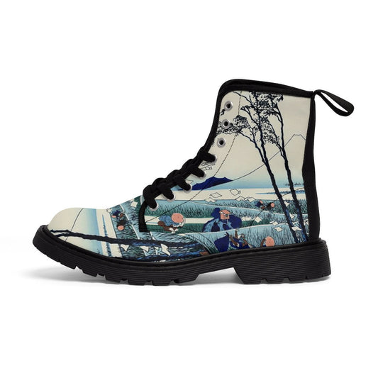 Hokusai  Ejiri in the Suruga province Boots