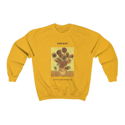 Vase Vincent van Gogh avec quinze tournesols Sweatshirt