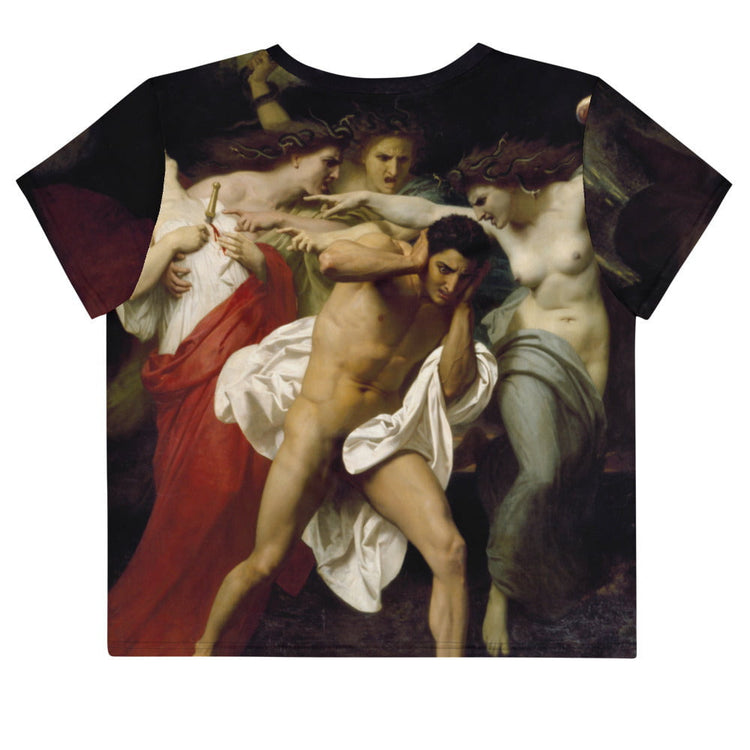 William-Adolphe Bouguereau Orestes Pursued By The Furies crop top