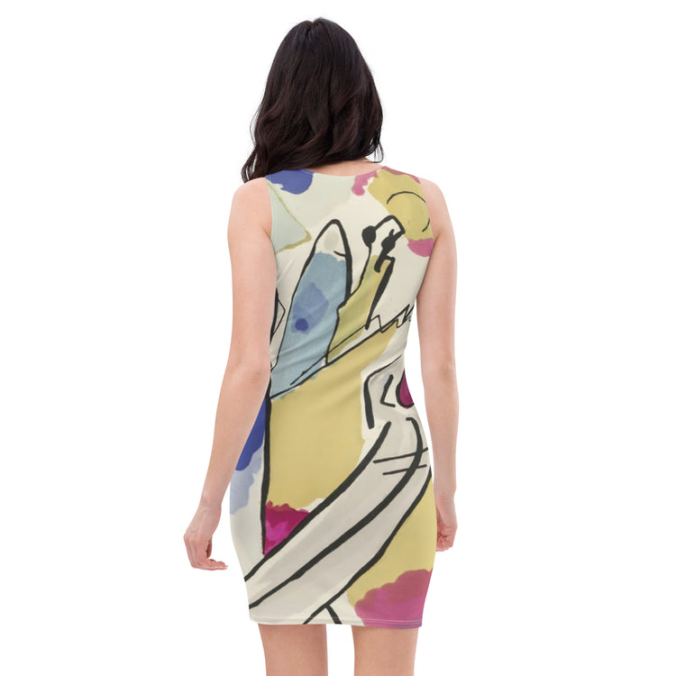 Kandinsky The Blue Rider Sublimation Cut & Sew Dress