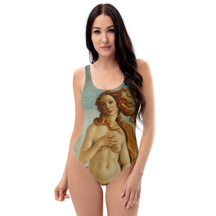 Sandro Botticelli The Birth of Venus One-Piece Swimsuit