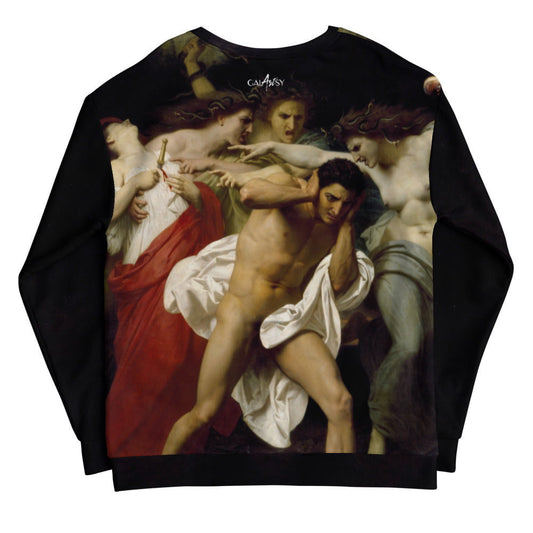William-Adolphe Bouguereau Orestes Pursued By The Furies Sweatshirt