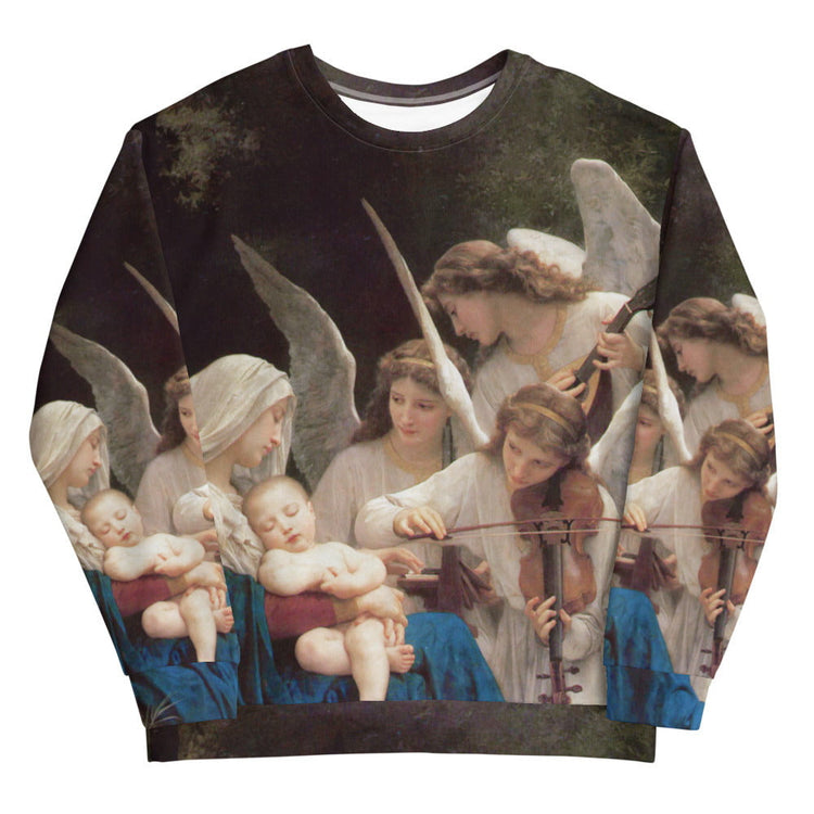 William-Adolphe Bouguereau song of the angel Sweatshirt