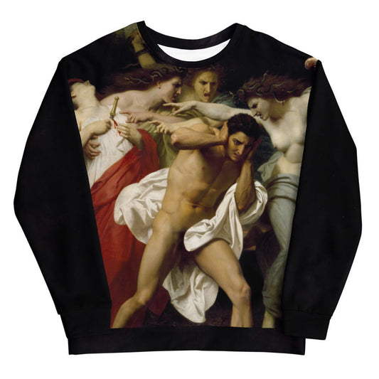 William-Adolphe Bouguereau Orestes Pursued By The Furies Sweatshirt