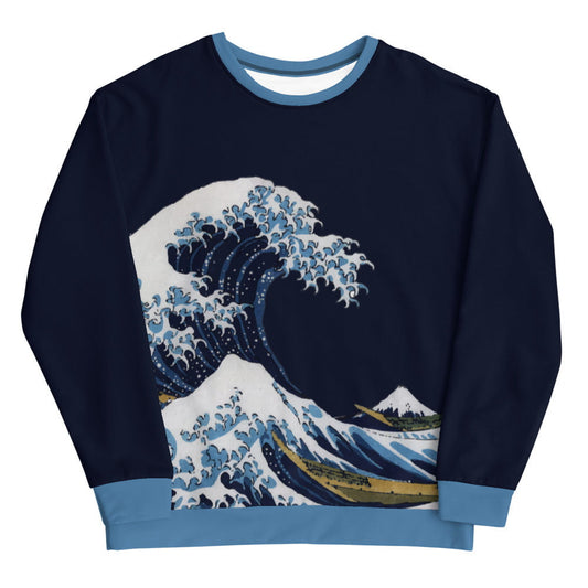the great wave off kanagawa sweatshirt