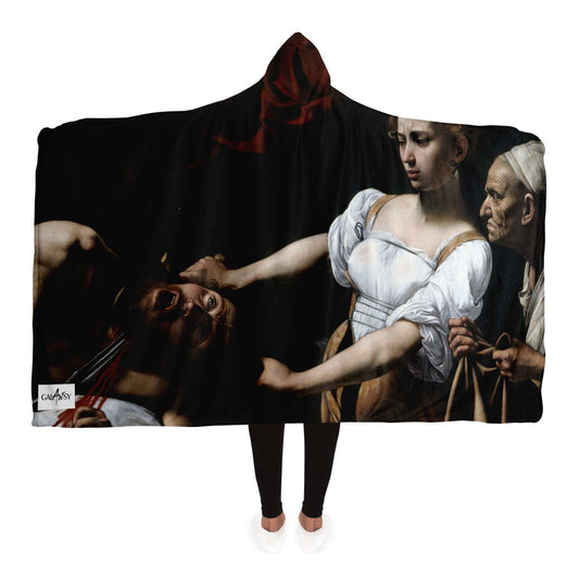 CARAVAGGIO Manta con capucha Judith decapitando a Holofernes