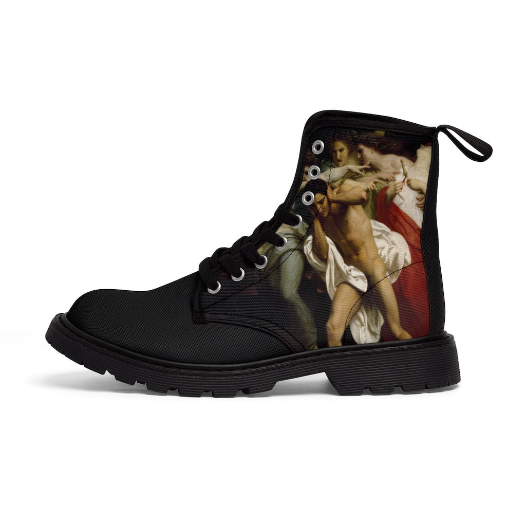 Orestes Pursued By The Furies Canvas Boots