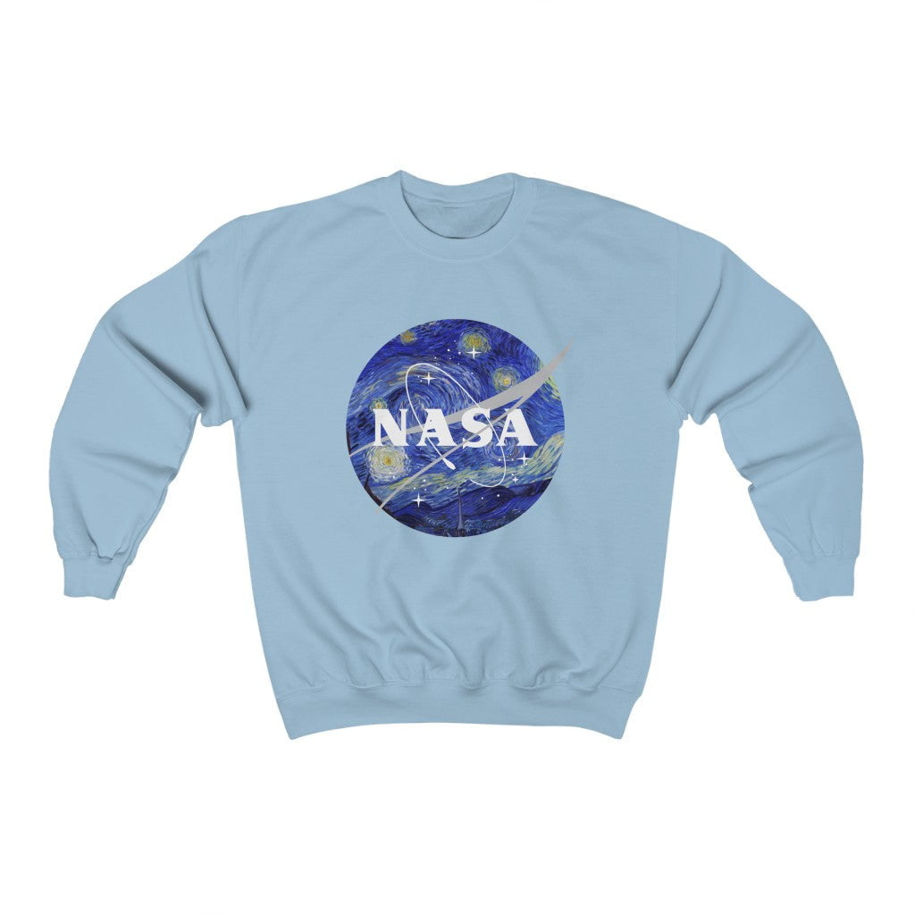 Light blue shop nasa sweatshirt