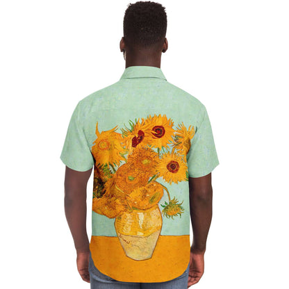 Camisa abotonada girasoles Van Gogh