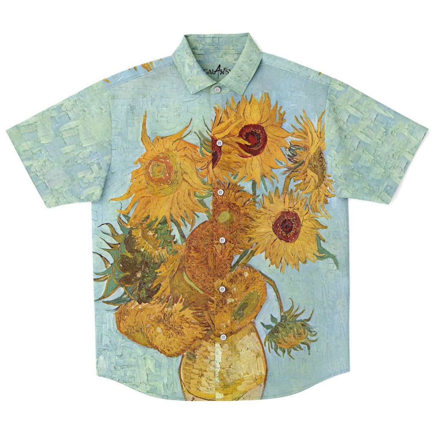 Vincent sunflowers spring shirt