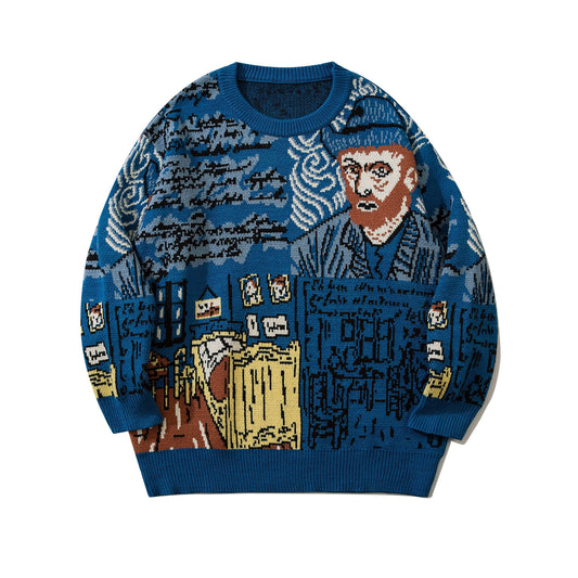 Suéter de la vida de Van Gogh