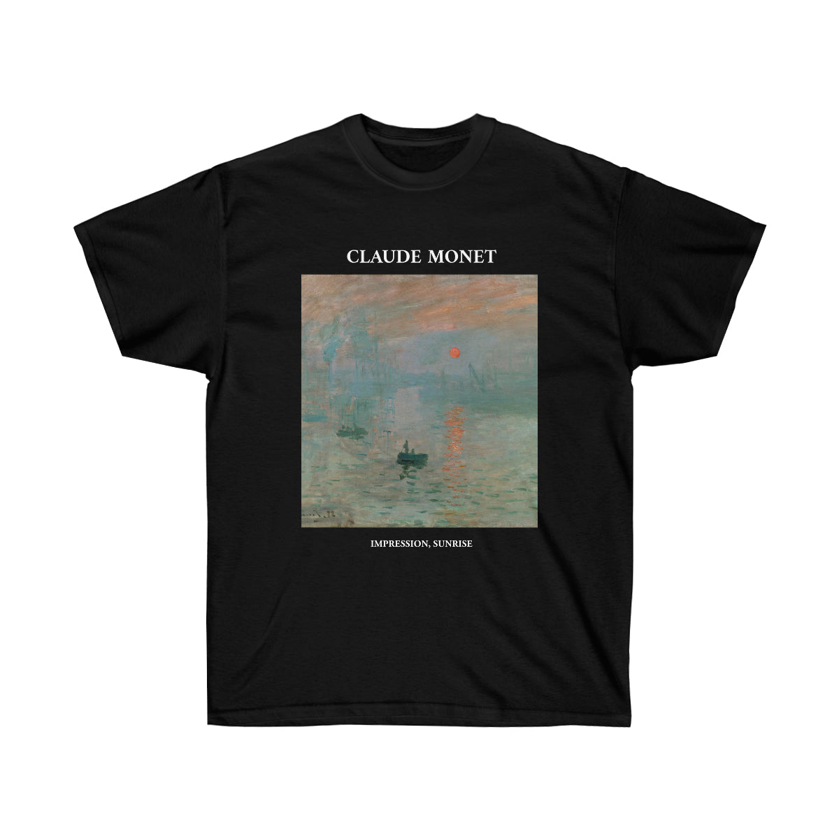 Impresión de Claude Monet, camiseta Amanecer 