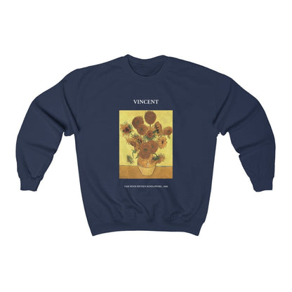 Vase Vincent van Gogh avec quinze tournesols Sweatshirt