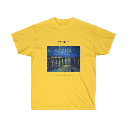 T-shirt Vincent van Gogh Nuit étoilée sur le Rhône 