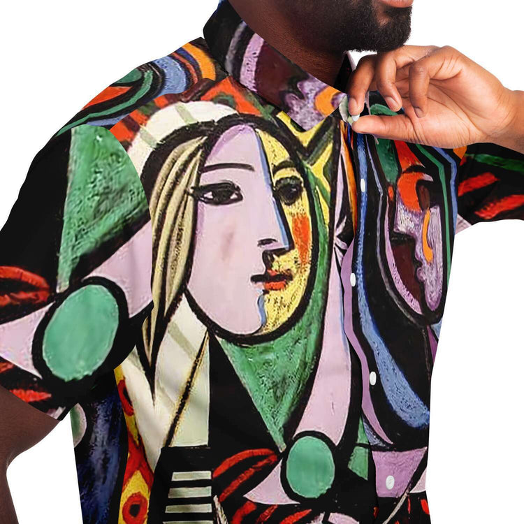 Picasso Girl before a Mirror  BUTTONED SHIRT