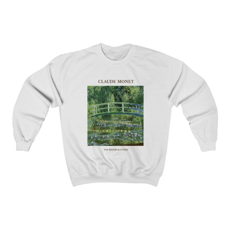 Claude Monet The Waterlily Pond Sweatshirt