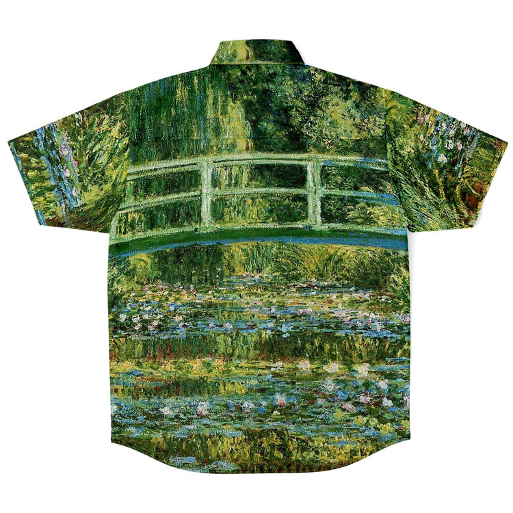 THE WATER LILY POND MONET BUTTONED SHIRT