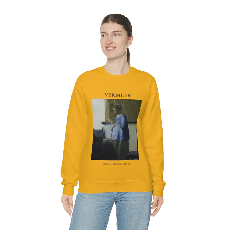 Vermeer Girl Woman Reading a Letter  Sweatshirt