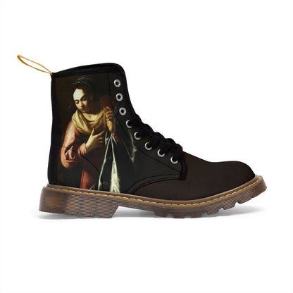 Annunciation Artemisia Gentileschi Canvas Boots