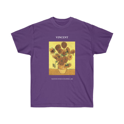 Vincent van Gogh Vase with Fifteen Sunflowers T-shirt