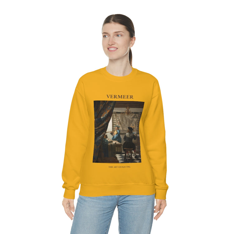 Vermeer The Art of Painting  Sweatshirt
