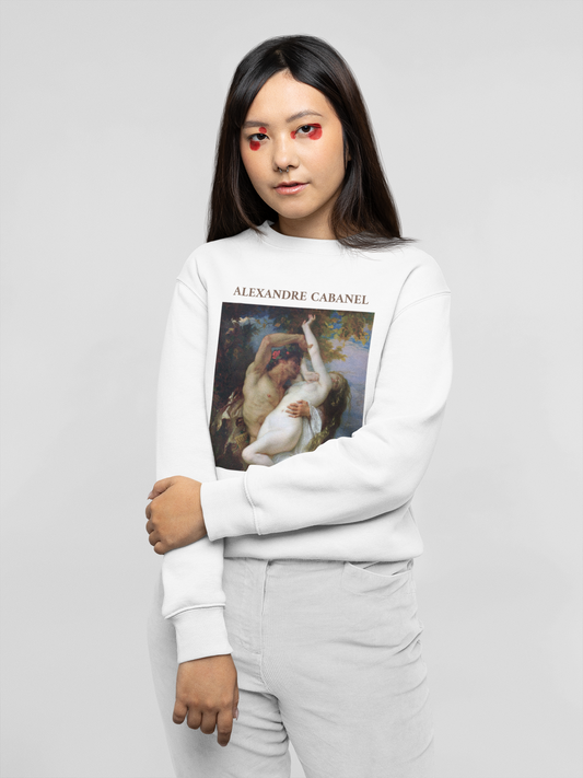 Alexandre Cabanel Nymph abducted by a faun Sweatshirt